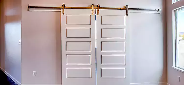 Glass Barn Door with Installation Hardware Kit Cupertino